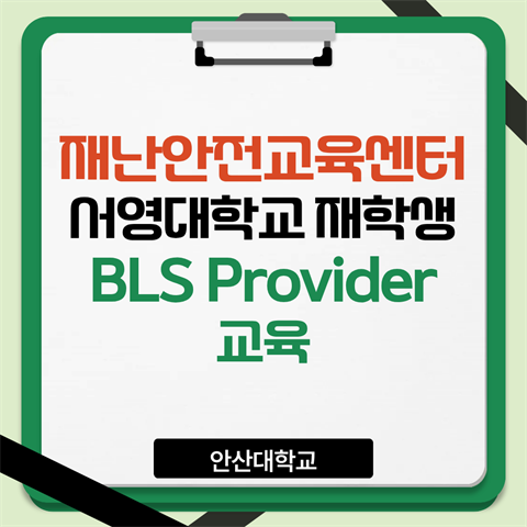 BLS Provider 외부 교육(6월 5일)